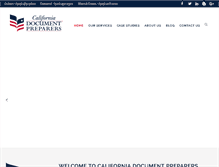 Tablet Screenshot of cadocpreparers.com